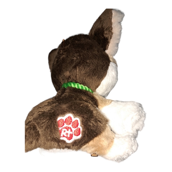 Little Tikes Plush Stuffed Corgie Puppy Dog Brown Tan Green Eyes - Picture 3 of 6